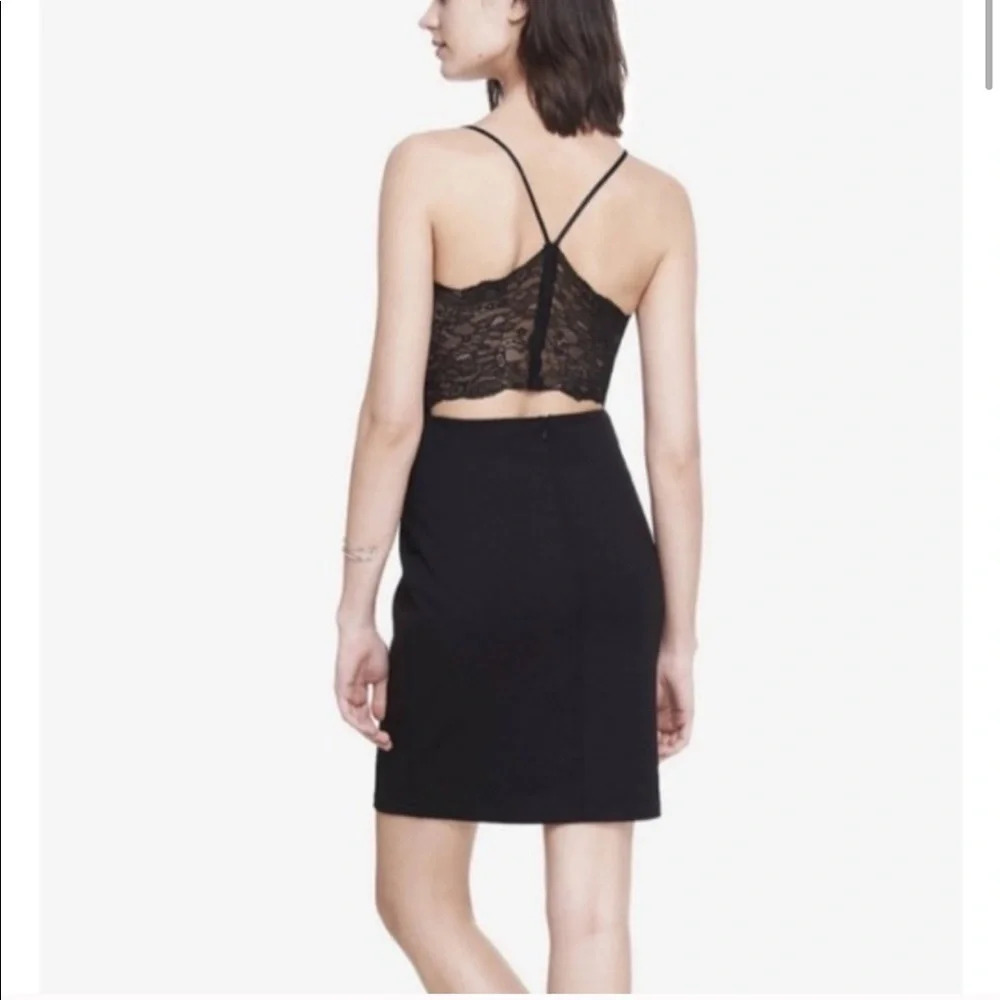 Express Back Lace Bodycon Dress